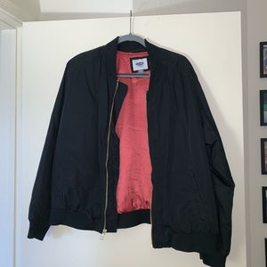 Old Navy Black Bomber Jacket, XXL